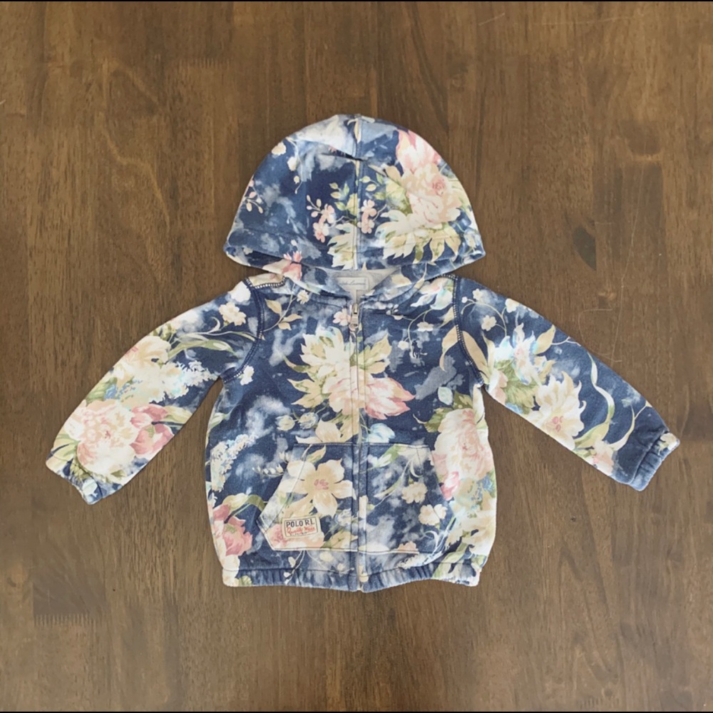 Polo Floral Hoodie